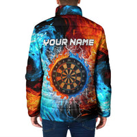 Custom Thunder Lightning Darts Padded Jacket Dartboard Water Fire - Wonder Print Shop