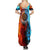 Custom Thunder Lightning Darts Summer Maxi Dress Dartboard Water Fire - Wonder Print Shop
