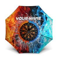 Custom Thunder Lightning Darts Umbrella Dartboard Water Fire - Wonder Print Shop