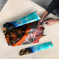 Custom Thunder Lightning Darts Umbrella Dartboard Water Fire - Wonder Print Shop