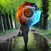 Custom Thunder Lightning Darts Umbrella Dartboard Water Fire - Wonder Print Shop