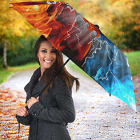 Custom Thunder Lightning Darts Umbrella Dartboard Water Fire - Wonder Print Shop