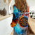 Custom Thunder Lightning Darts Women Casual Shirt Dartboard Water Fire - Wonder Print Shop