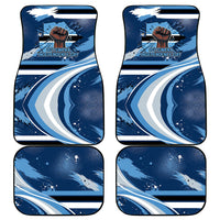 Botswana Independence Day Car Mats Raised Fist Map Graphic With National Coat Of Arms