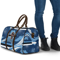Botswana Independence Day Travel Bag Raised Fist Map Graphic With National Coat Of Arms