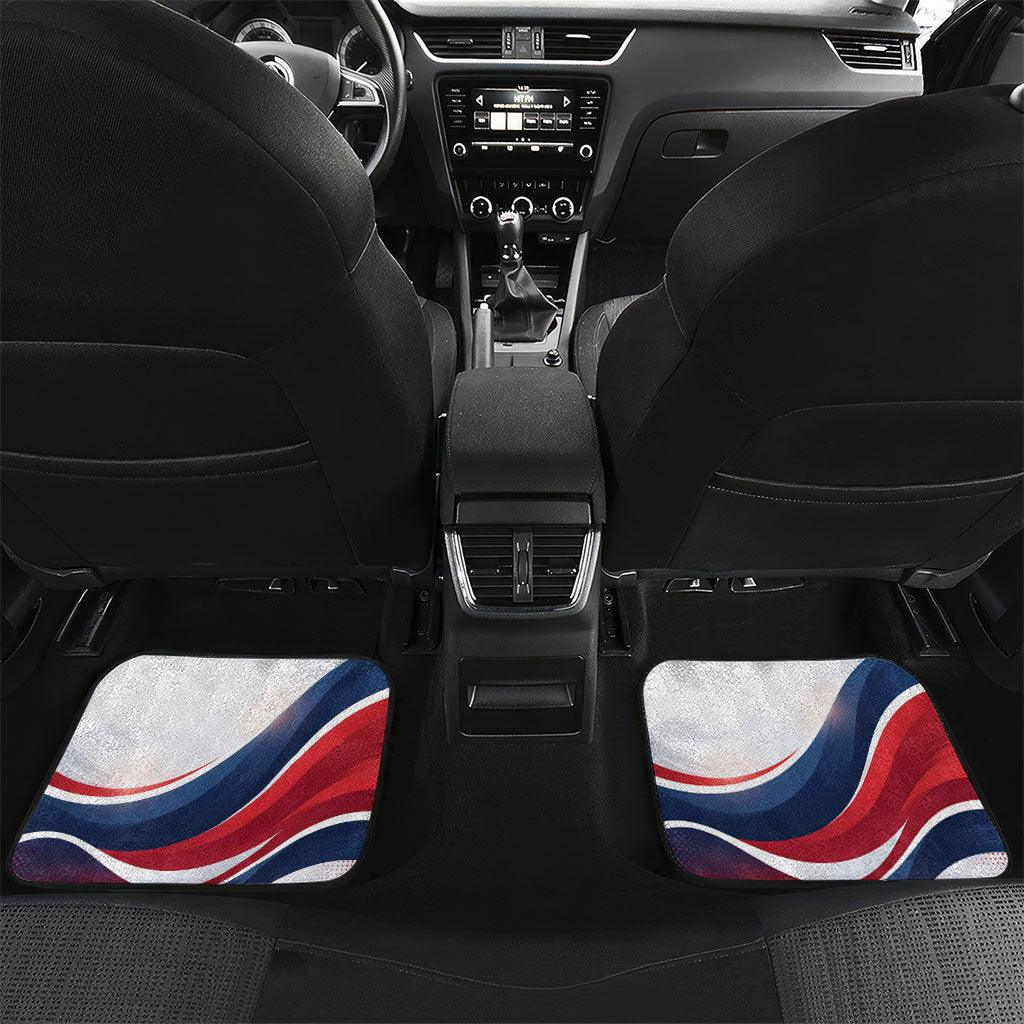 North Korea Flag Day Spirit Of North Korea Car Mats Flying Crane Graphic With Tiger Portrait And Magnolia Flowers