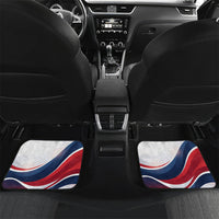 North Korea Flag Day Spirit Of North Korea Car Mats Flying Crane Graphic With Tiger Portrait And Magnolia Flowers