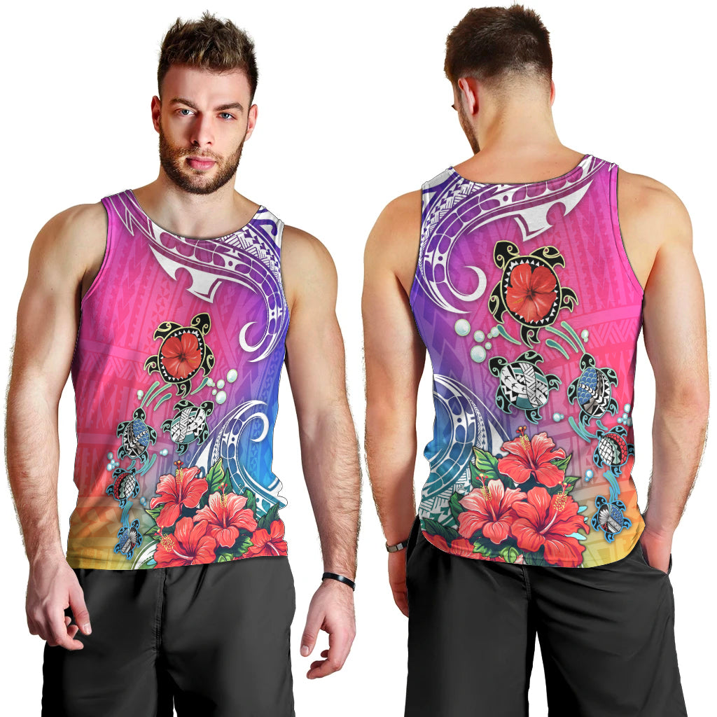 hawaii-turtle-men-tank-top-turtles-hibiscus-with-hawaii-pattern-gradient