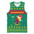 Cameroon Christmas Basketball Jersey with Green Red Pattern Coat of Arms Santa Hat and Stars Motif - Wonder Print Shop