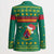 Cameroon Christmas Blazer with Green Red Pattern Coat of Arms Santa Hat and Stars Motif - Wonder Print Shop