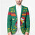 Cameroon Christmas Blazer with Green Red Pattern Coat of Arms Santa Hat and Stars Motif - Wonder Print Shop