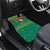 Cameroon Christmas Car Mats with Green Red Pattern Coat of Arms Santa Hat and Stars Motif - Wonder Print Shop