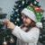 Cameroon Christmas Santa Hat with Green Red Pattern Coat of Arms Santa Hat and Stars Motif - Wonder Print Shop