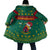 Cameroon Christmas Cloak with Green Red Pattern Coat of Arms Santa Hat and Stars Motif - Wonder Print Shop