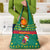 Cameroon Christmas Grocery Bag with Green Red Pattern Coat of Arms Santa Hat and Stars Motif - Wonder Print Shop