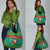 Cameroon Christmas Grocery Bag with Green Red Pattern Coat of Arms Santa Hat and Stars Motif - Wonder Print Shop
