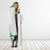 Cameroon Christmas Hooded Blanket with Green Red Pattern Coat of Arms Santa Hat and Stars Motif - Wonder Print Shop