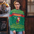 Cameroon Christmas Ugly Christmas Sweater with Green Red Pattern Coat of Arms Santa Hat and Stars Motif - Wonder Print Shop