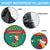 Cameroon Christmas Spare Tire Cover with Green Red Pattern Coat of Arms Santa Hat and Stars Motif - Wonder Print Shop