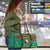 Cameroon Christmas Travel Bag with Green Red Pattern Coat of Arms Santa Hat and Stars Motif - Wonder Print Shop