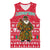 Cameroon Christmas Basketball Jersey with Red Snowflake Pattern Traditional Santa and Map Motif - Wonder Print Shop