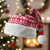 Cameroon Christmas Santa Hat with Red Snowflake Pattern Traditional Santa and Map Motif - Wonder Print Shop