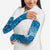 Israel Christmas Arm Sleeves with Blue Star of David Pattern and Menorah Motif - Wonder Print Shop