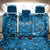 Israel Christmas Back Car Seat Cover with Blue Star of David Pattern and Menorah Motif - Wonder Print Shop