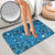 Israel Christmas Bathroom Set with Blue Star of David Pattern and Menorah Motif - Wonder Print Shop
