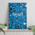 Israel Christmas Canvas Wall Art with Blue Star of David Pattern and Menorah Motif - Wonder Print Shop
