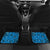 Israel Christmas Car Mats with Blue Star of David Pattern and Menorah Motif - Wonder Print Shop