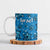 Israel Christmas Ceramic Mug with Blue Star of David Pattern and Menorah Motif - Wonder Print Shop
