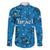 Israel Christmas Family Matching Long Sleeve Bodycon Dress and Hawaiian Shirt with Blue Star of David Pattern and Menorah Motif - Wonder Print Shop