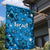 Israel Christmas Garden Flag with Blue Star of David Pattern and Menorah Motif - Wonder Print Shop
