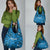 Israel Christmas Grocery Bag with Blue Star of David Pattern and Menorah Motif - Wonder Print Shop
