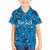 Israel Christmas Hawaiian Shirt with Blue Star of David Pattern and Menorah Motif - Wonder Print Shop