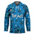 Israel Christmas Hockey Jersey with Blue Star of David Pattern and Menorah Motif - Wonder Print Shop