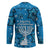 Israel Christmas Hockey Jersey with Blue Star of David Pattern and Menorah Motif - Wonder Print Shop