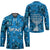 Israel Christmas Hockey Jersey with Blue Star of David Pattern and Menorah Motif - Wonder Print Shop