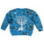 Israel Christmas Kid Ugly Christmas Sweater with Blue Star of David Pattern and Menorah Motif - Wonder Print Shop