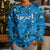 Israel Christmas Kid Ugly Christmas Sweater with Blue Star of David Pattern and Menorah Motif - Wonder Print Shop