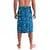Israel Christmas Lavalava with Blue Star of David Pattern and Menorah Motif - Wonder Print Shop
