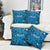 Israel Christmas Pillow Cover with Blue Star of David Pattern and Menorah Motif - Wonder Print Shop