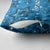 Israel Christmas Pillow Cover with Blue Star of David Pattern and Menorah Motif - Wonder Print Shop