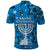 Israel Christmas Polo Shirt with Blue Star of David Pattern and Menorah Motif - Wonder Print Shop