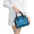 Israel Christmas Shoulder Handbag with Blue Star of David Pattern and Menorah Motif - Wonder Print Shop
