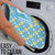 Israel Christmas Bathroom Set with Blue-Yellow Star Pattern, Menorah, and Santa Motif - Wonder Print Shop