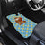 Israel Christmas Car Mats with Blue-Yellow Star Pattern, Menorah, and Santa Motif - Wonder Print Shop