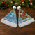 Israel Christmas Santa Hat with Blue-Yellow Star Pattern, Menorah, and Santa Motif - Wonder Print Shop