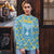 Israel Christmas Ugly Christmas Sweater with Blue-Yellow Star Pattern, Menorah, and Santa Motif - Wonder Print Shop